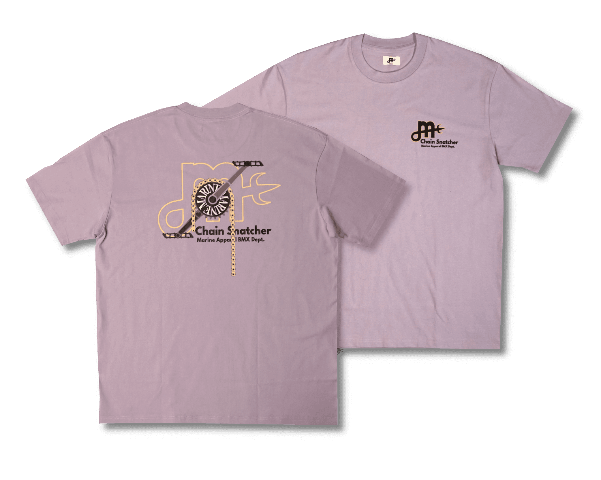 Marine Chain Snatcher Lavender Tee