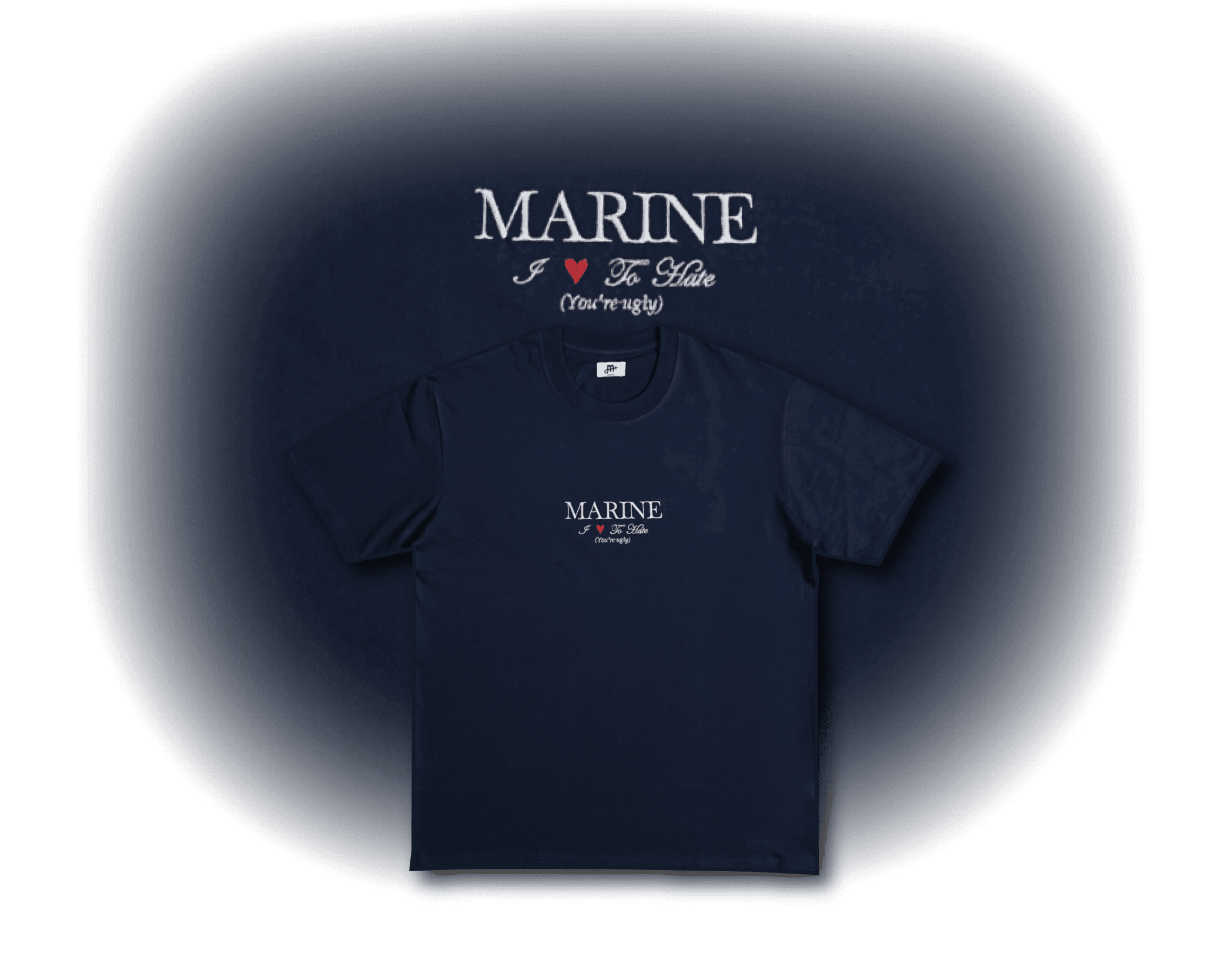 MTXT I Love To Hate Navy Tee