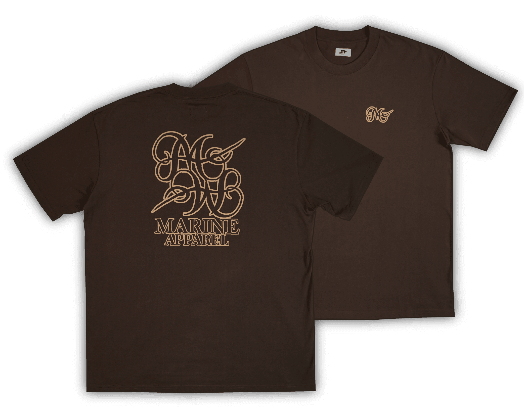 mlogo cursive brown tee Main Picture